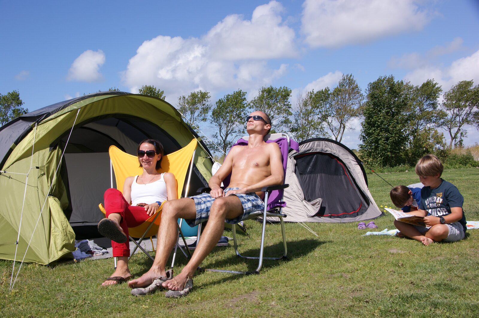Camping pitch - 110m²
