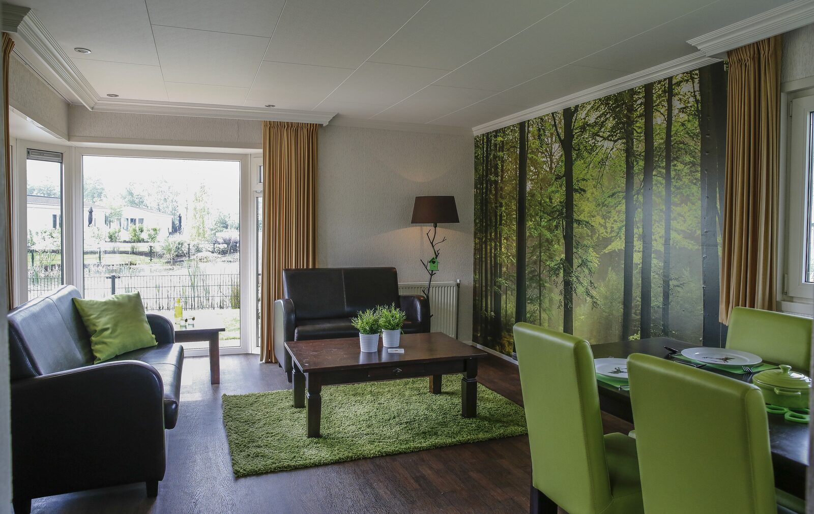 Bijssel: 4-persoons accommodatie, 2 slaapkamers