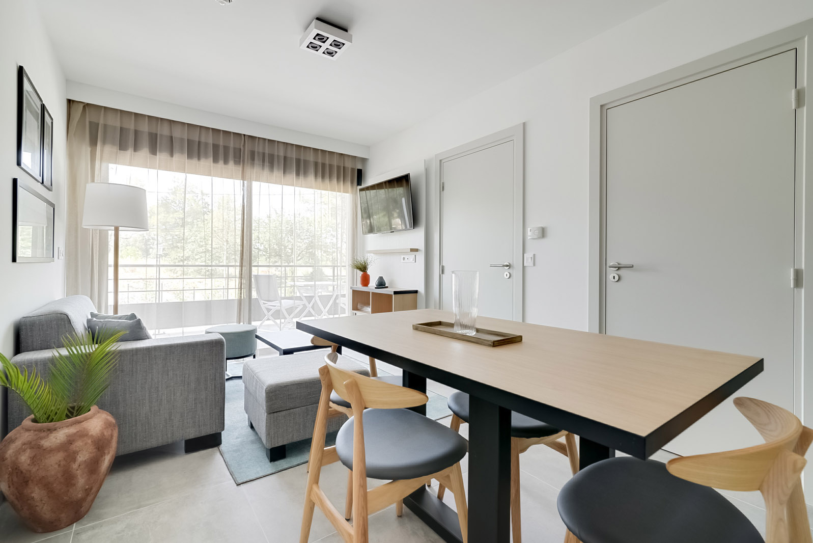 New standard suite for 4 people with double bed and bunk bed