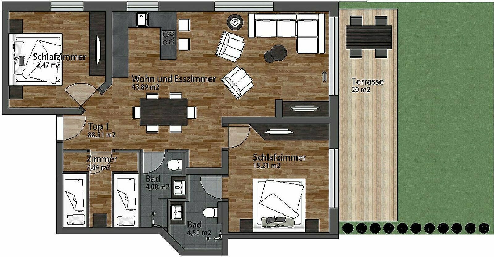 Luxury Apartment Family | 8+2 Pers.