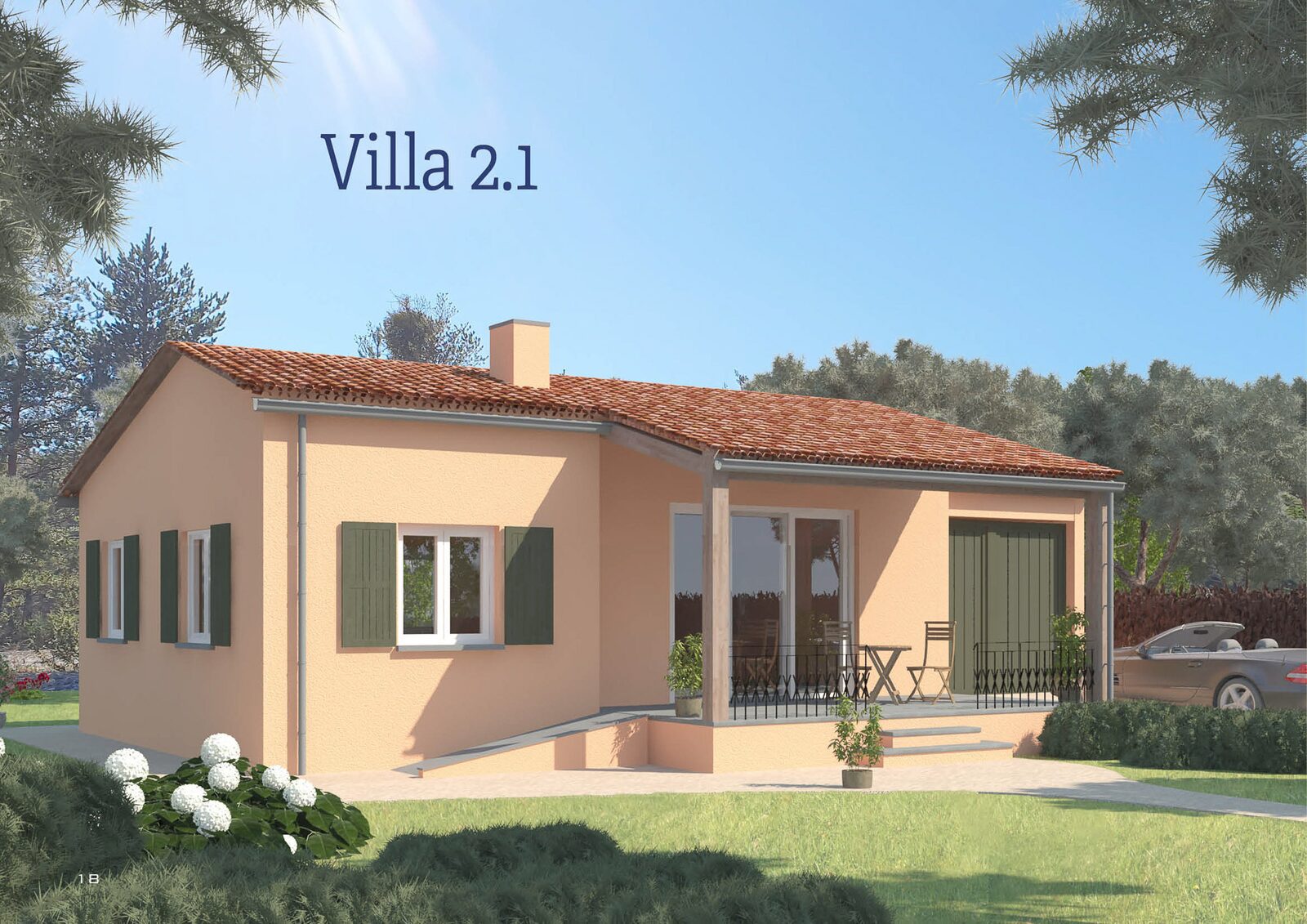Three-room villa for four persons - type 2