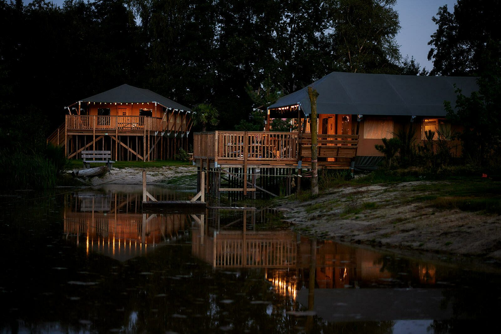 Safarihütte XL für acht Personen