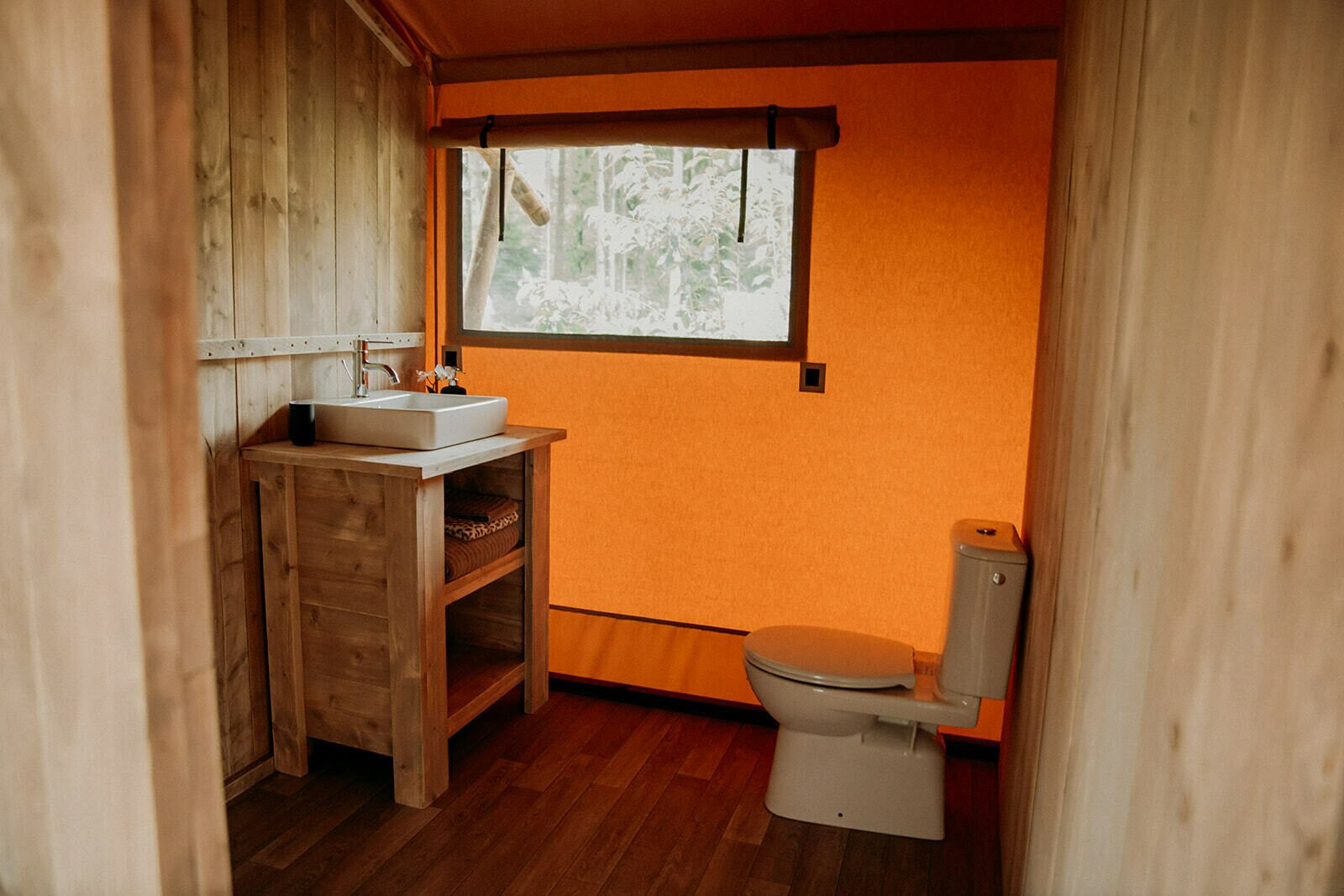 Safarizelt mit privaten sanitären Anlagen | 5 Personen