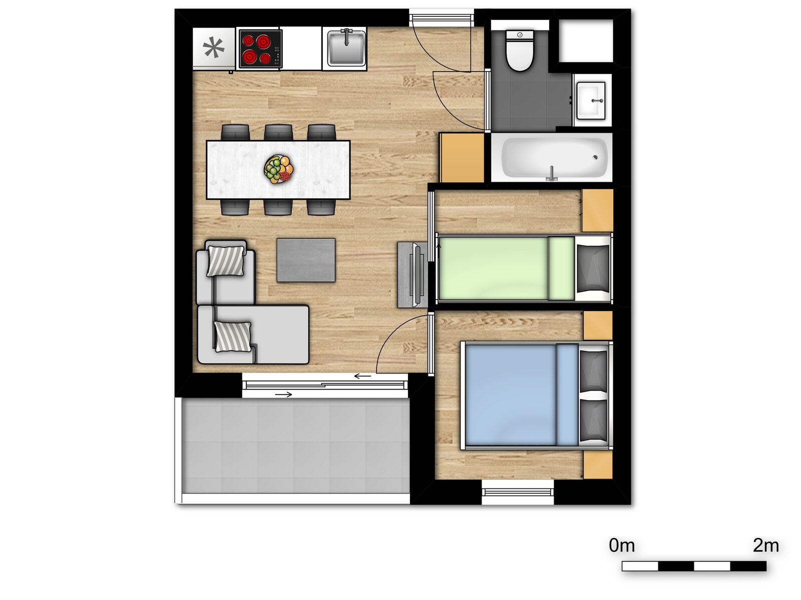 Comfort Suite - 4p | Bedroom - Sleeping corner