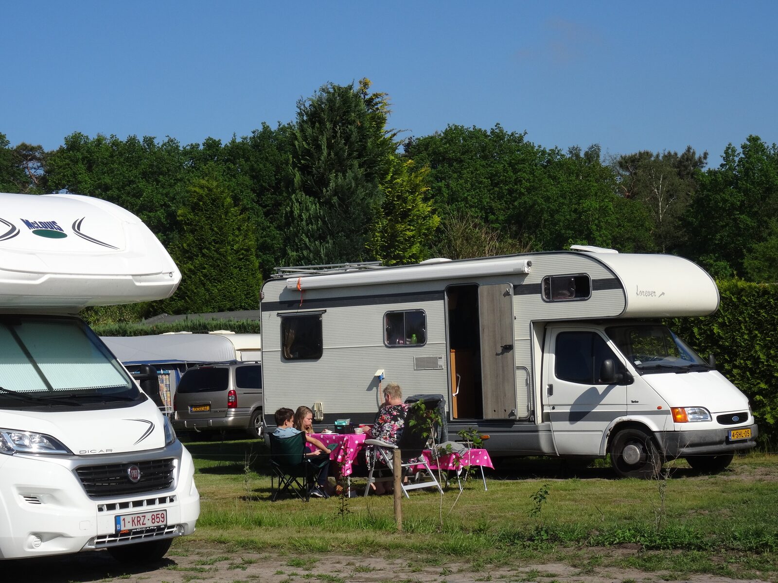 Camping-Stellplatz des Typs "Basic"