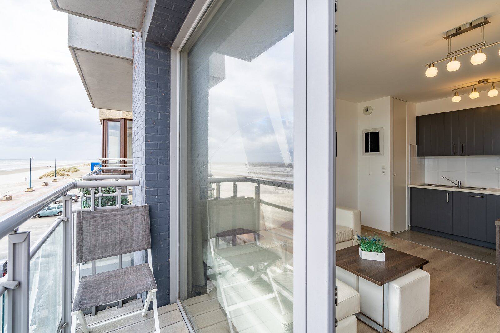 Appartement pour 6 personnes avec balcon et vue sur mer 