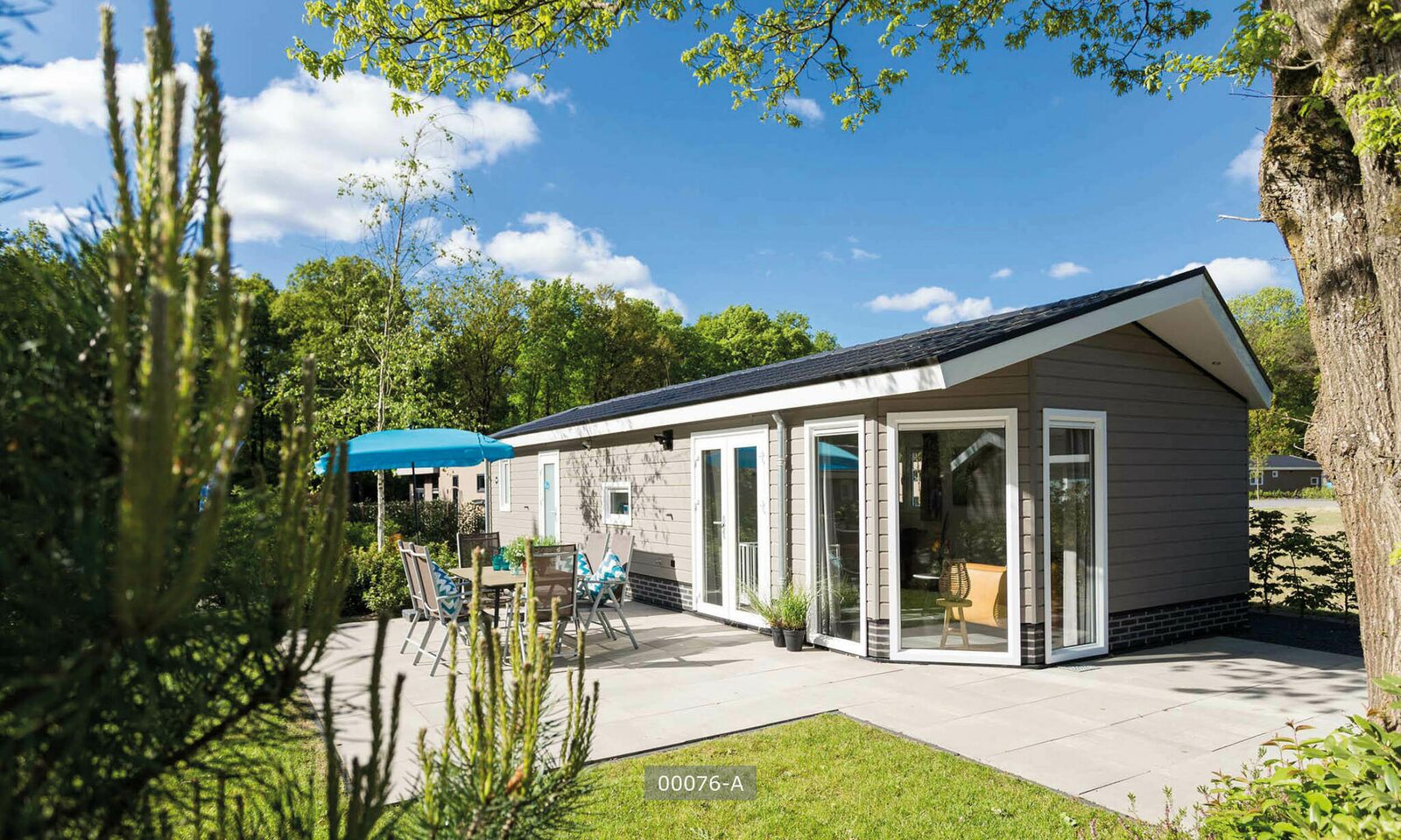 vakantiehuis met omheinde tuin