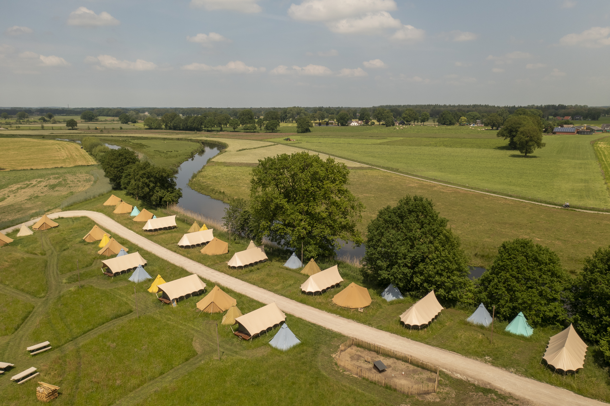 Pop-up glamping: Buurvrouws' Belltentje | 2-4 pers. - Zuna