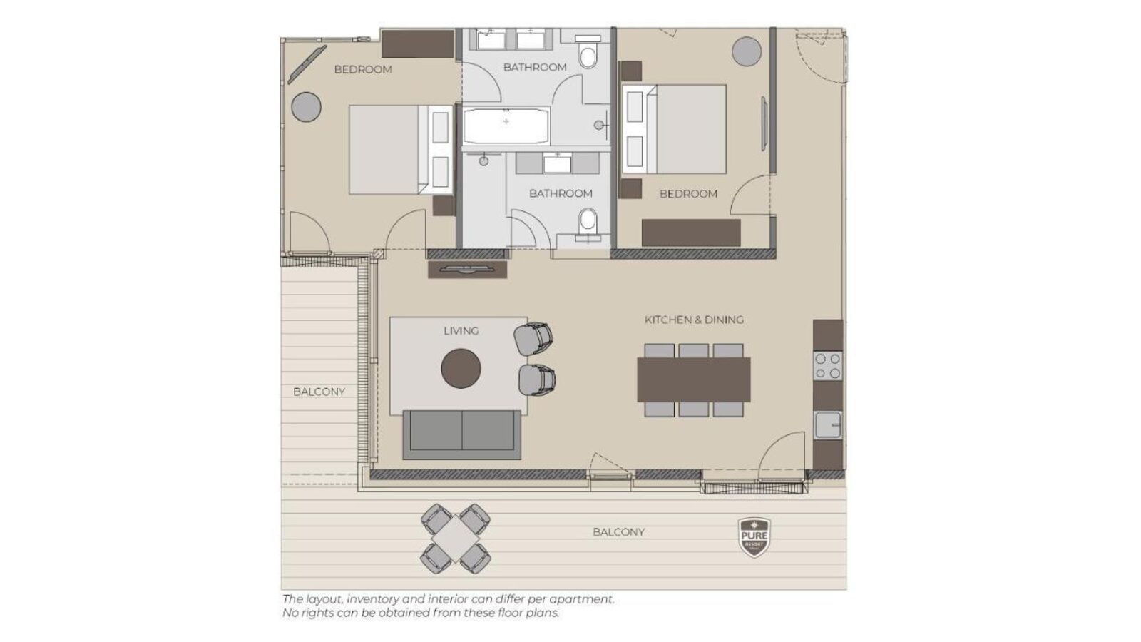 Twee Slaapkamer Appartement | 4 Pers.