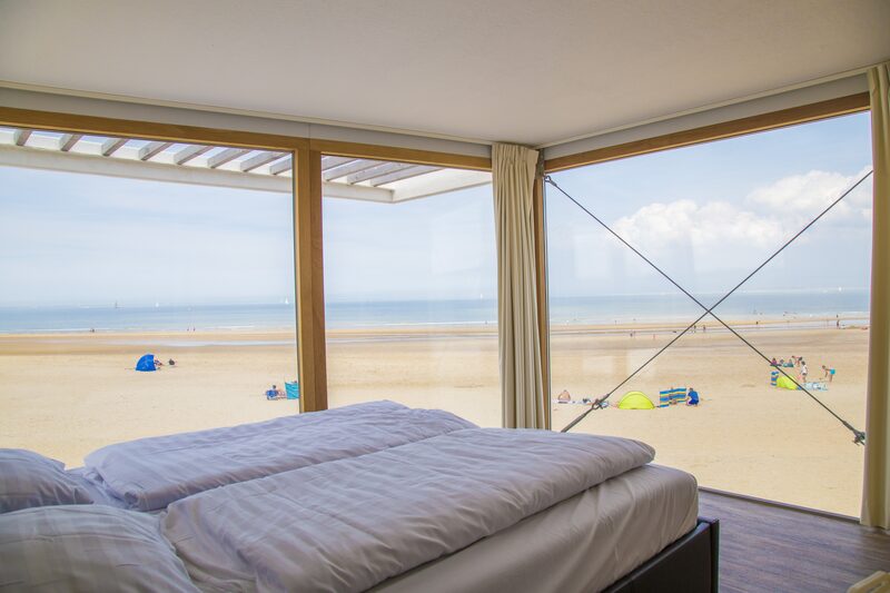Strandschlafhäuser Schlafen am Strand in Zeeland Camping Zonneweelde