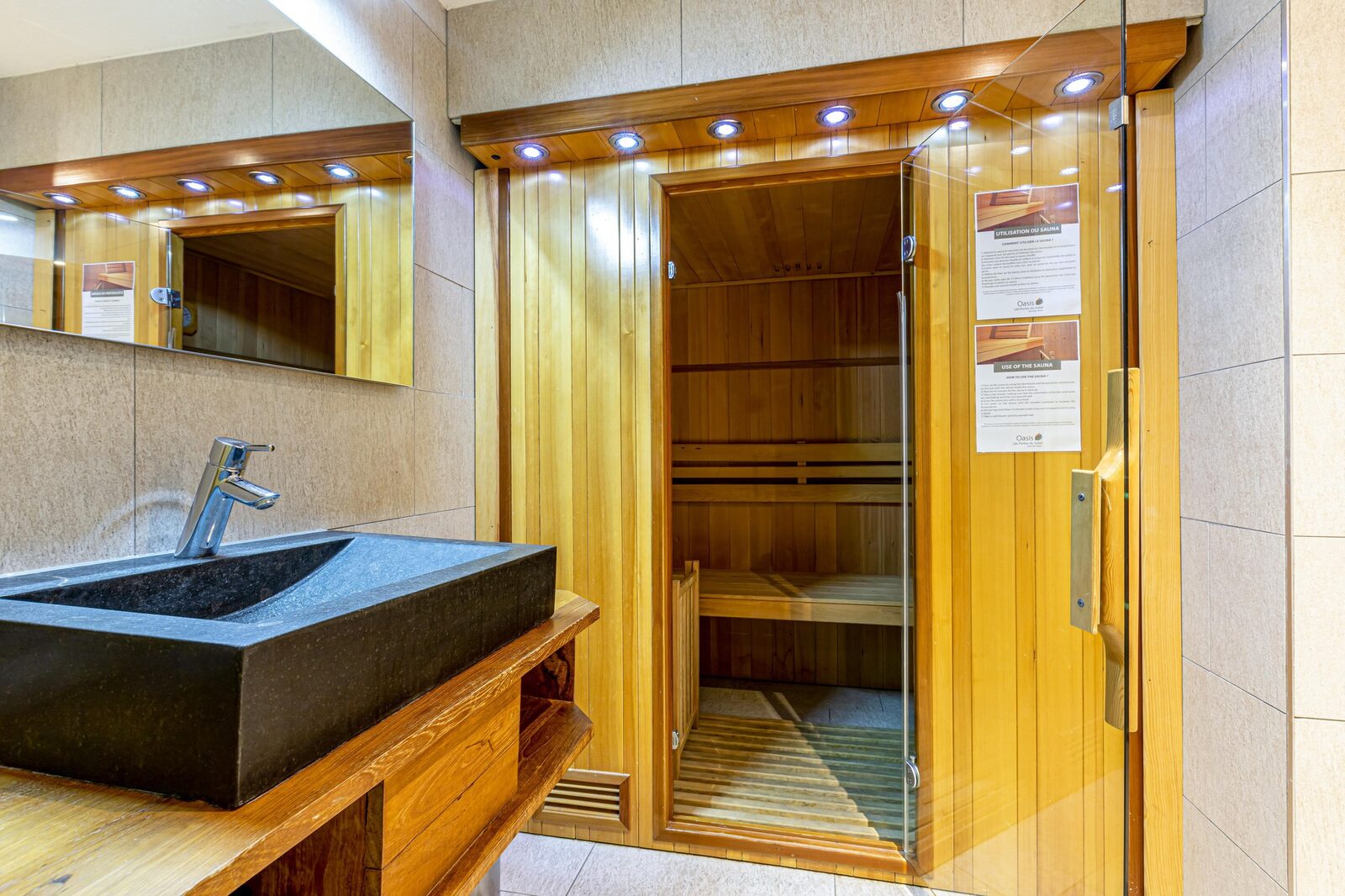 Appartement 3 chambres avec sauna Type A8-A, Max. 8 personnes
