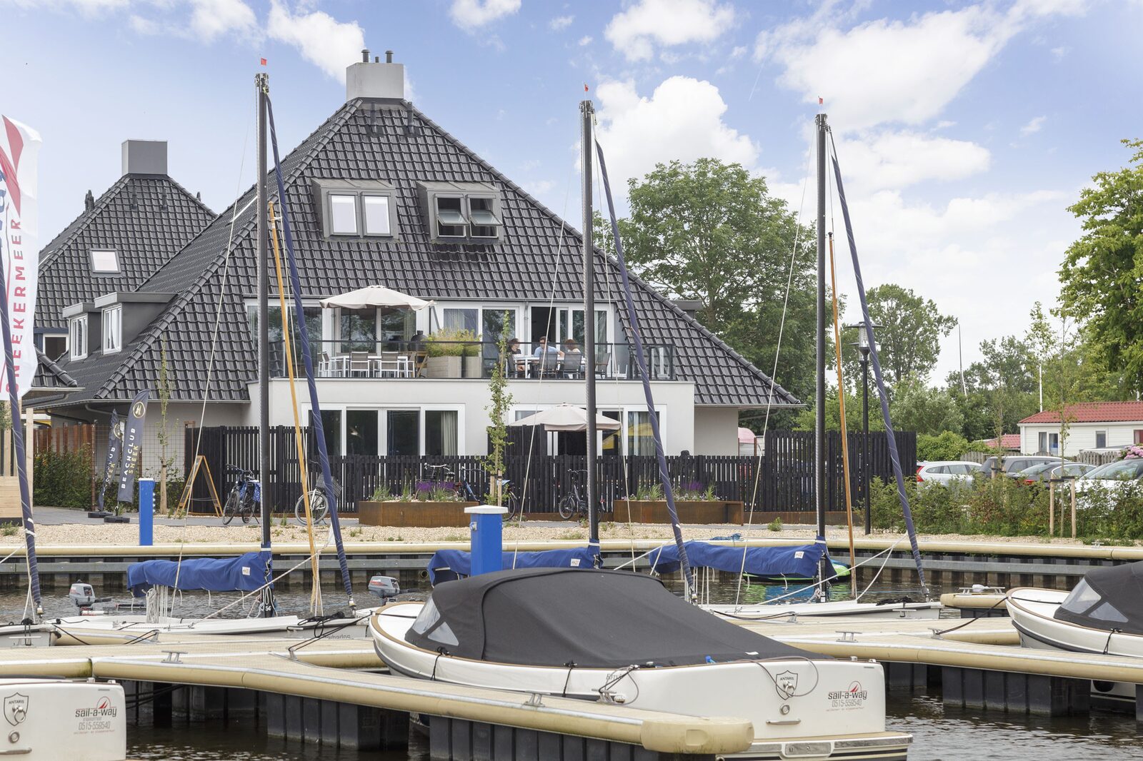 Houseboat "Iere Fügel' met tuin - Paviljoenwei 2 | Offingawier