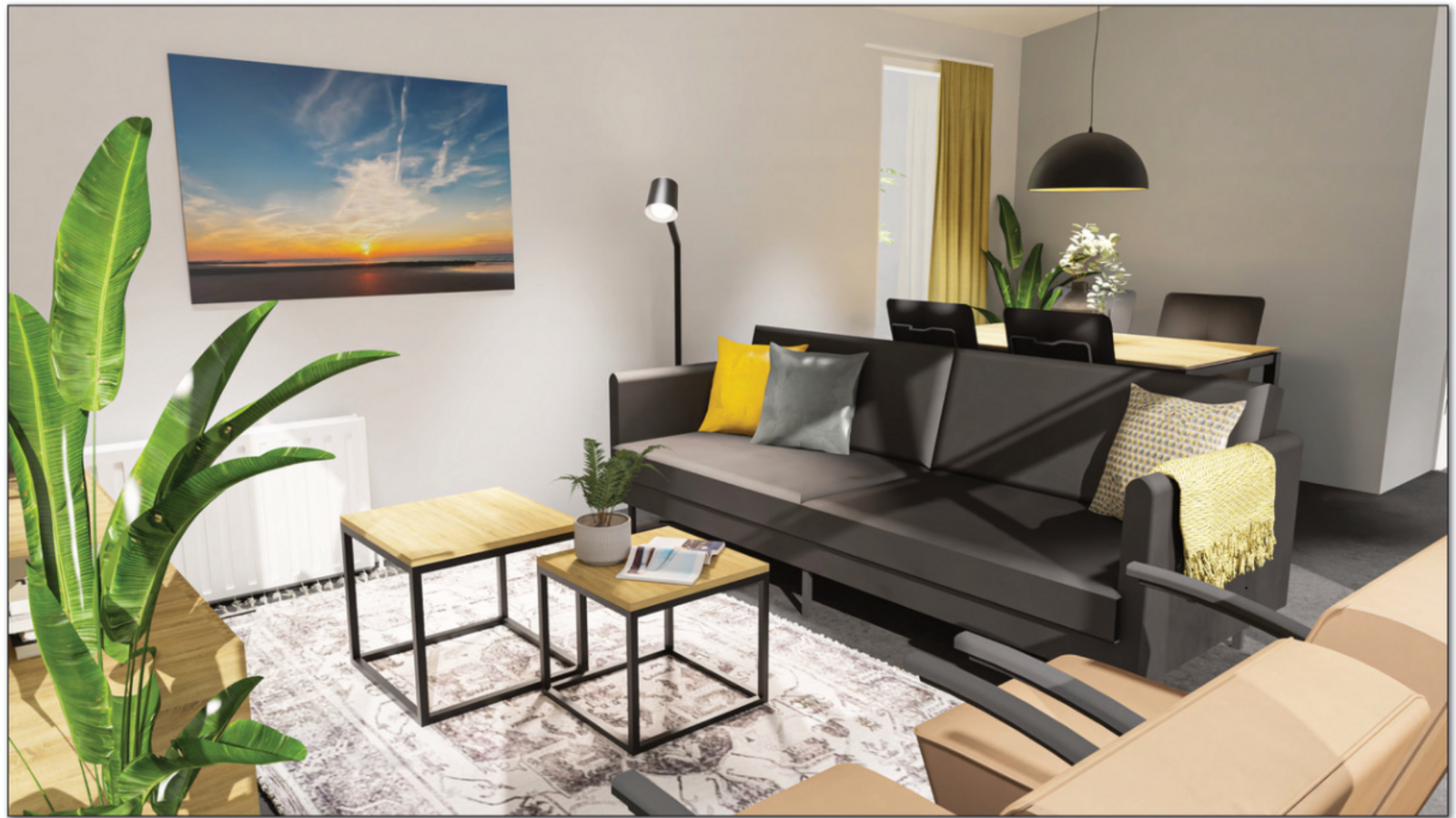 Premium Lodge I 4 personen(58 m²) - Met Airco