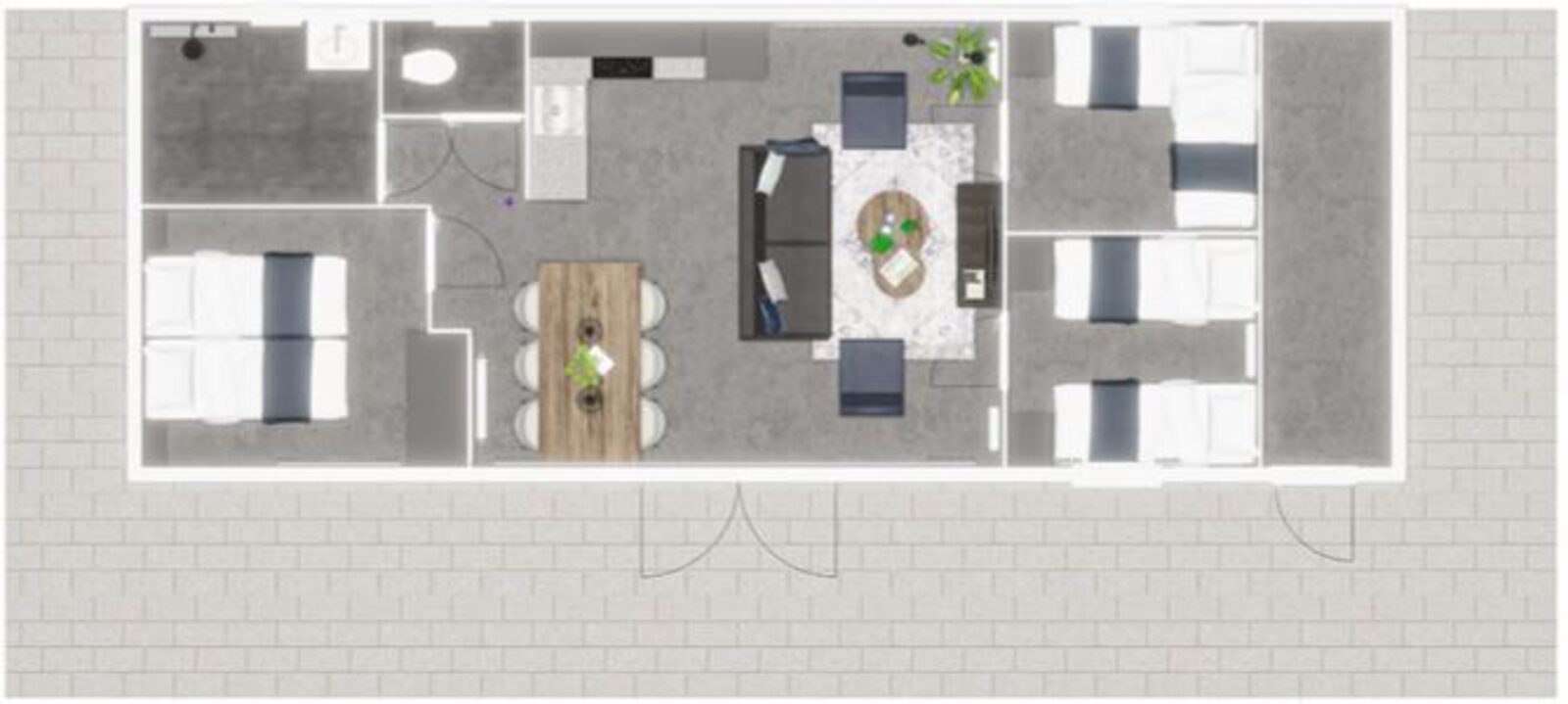 Premium Lodge I 6 personen (60 m²)