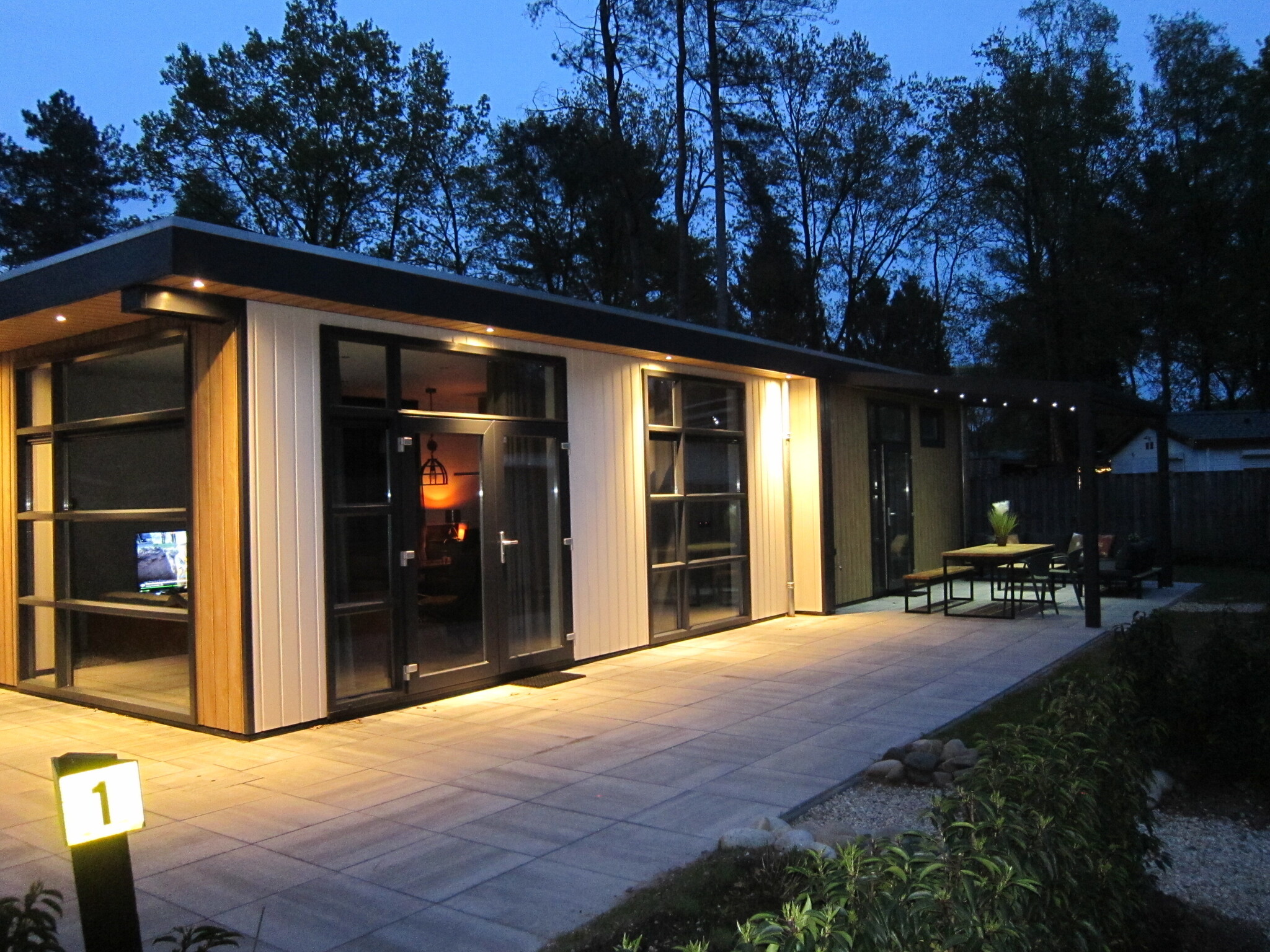 Modern ingericht chalet voor 5 personen met oplaadpunt voor elektrische fietsen