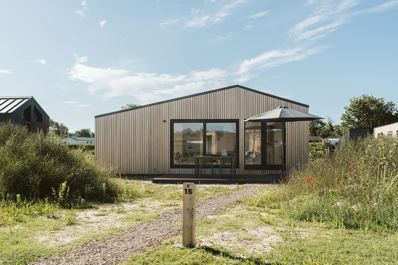 Uniek tiny house in een autovrij gebied