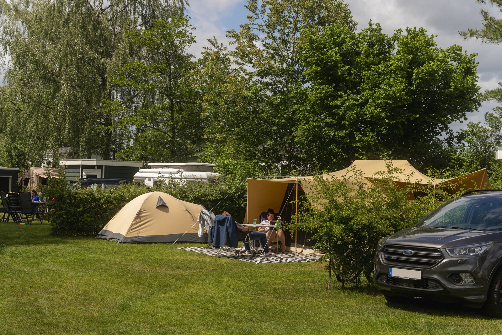 Camping site comfort