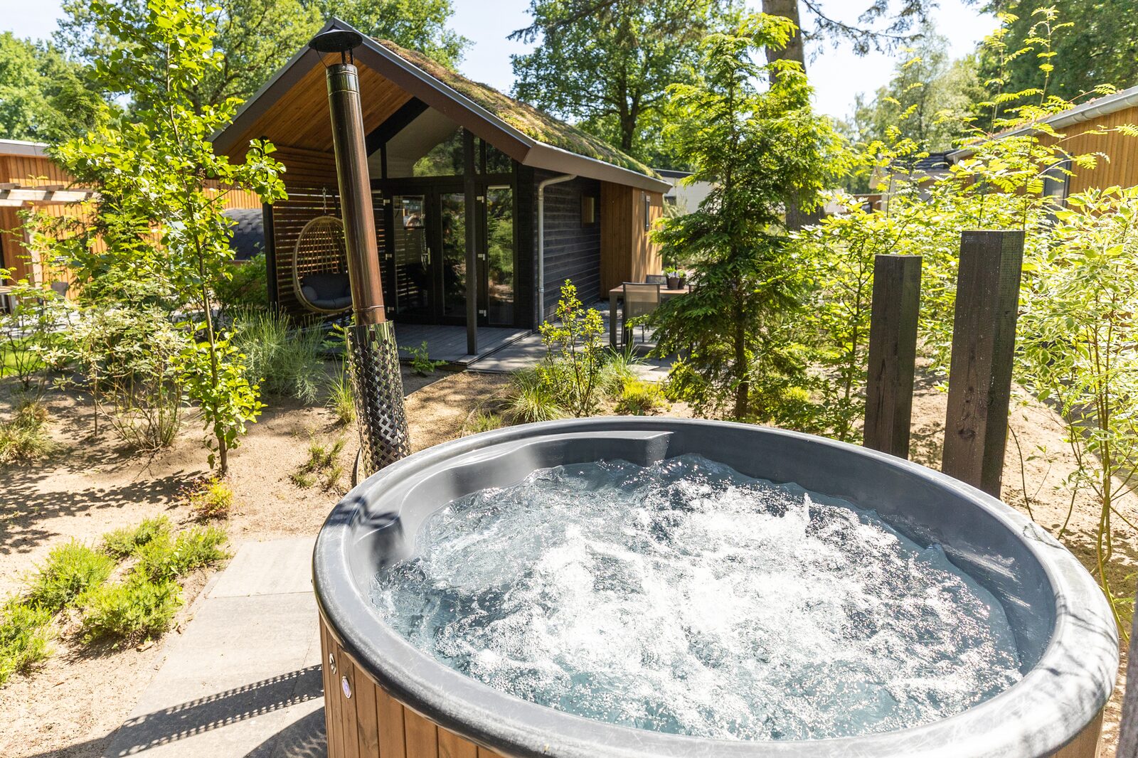 Tiny Lodge Eco 4 people with Hot tub