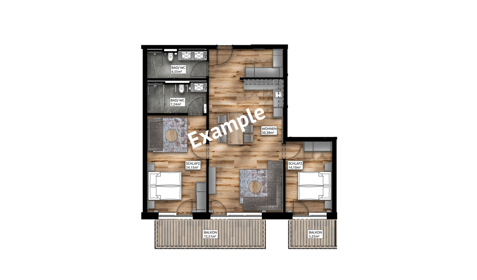 Superior Appartement | 4+2 Pers.