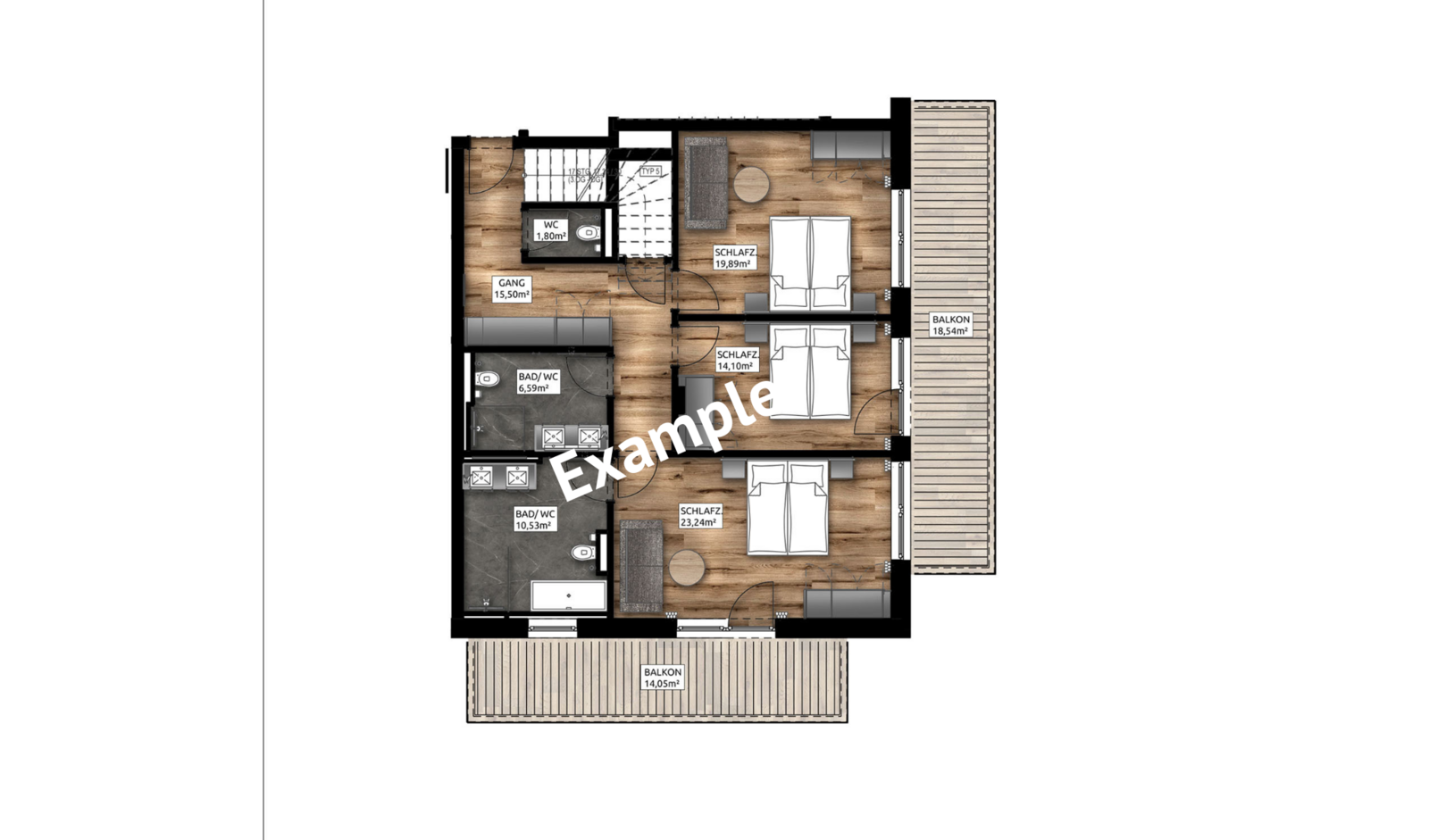Penthouse Appartement | 6+2 Pers.