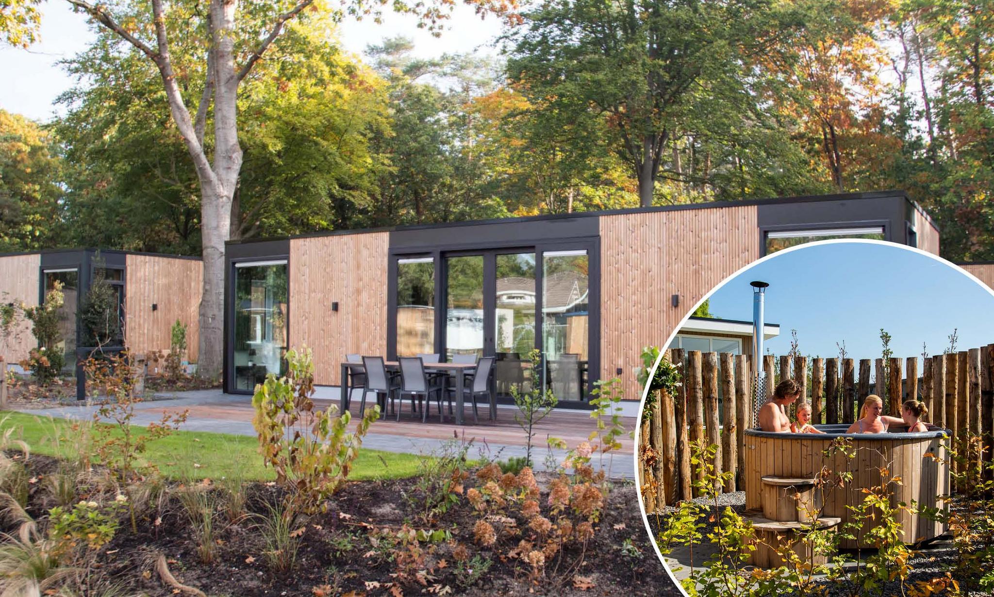 Veluwehoeve 4 people Wellness (Hottub)