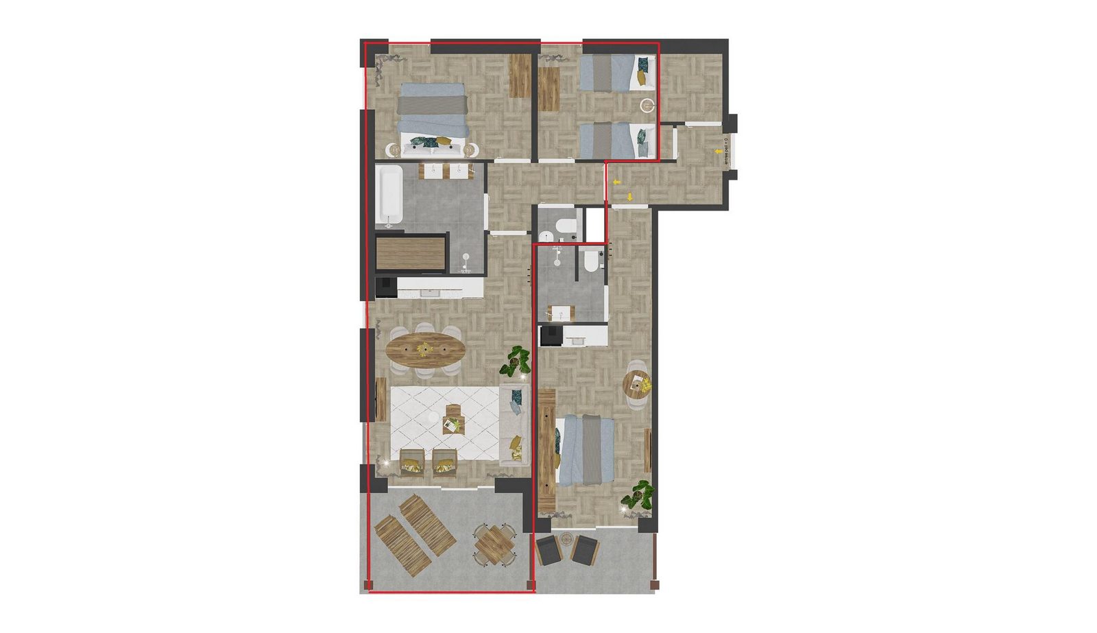 Beach apartment Type A | 4 persons