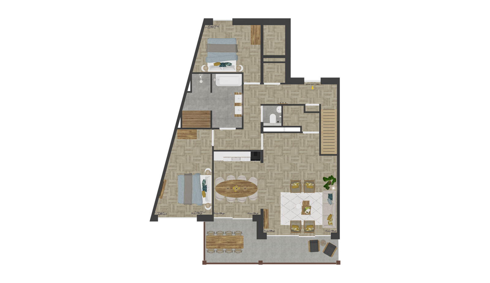 Beach apartment Type G | 8 persons