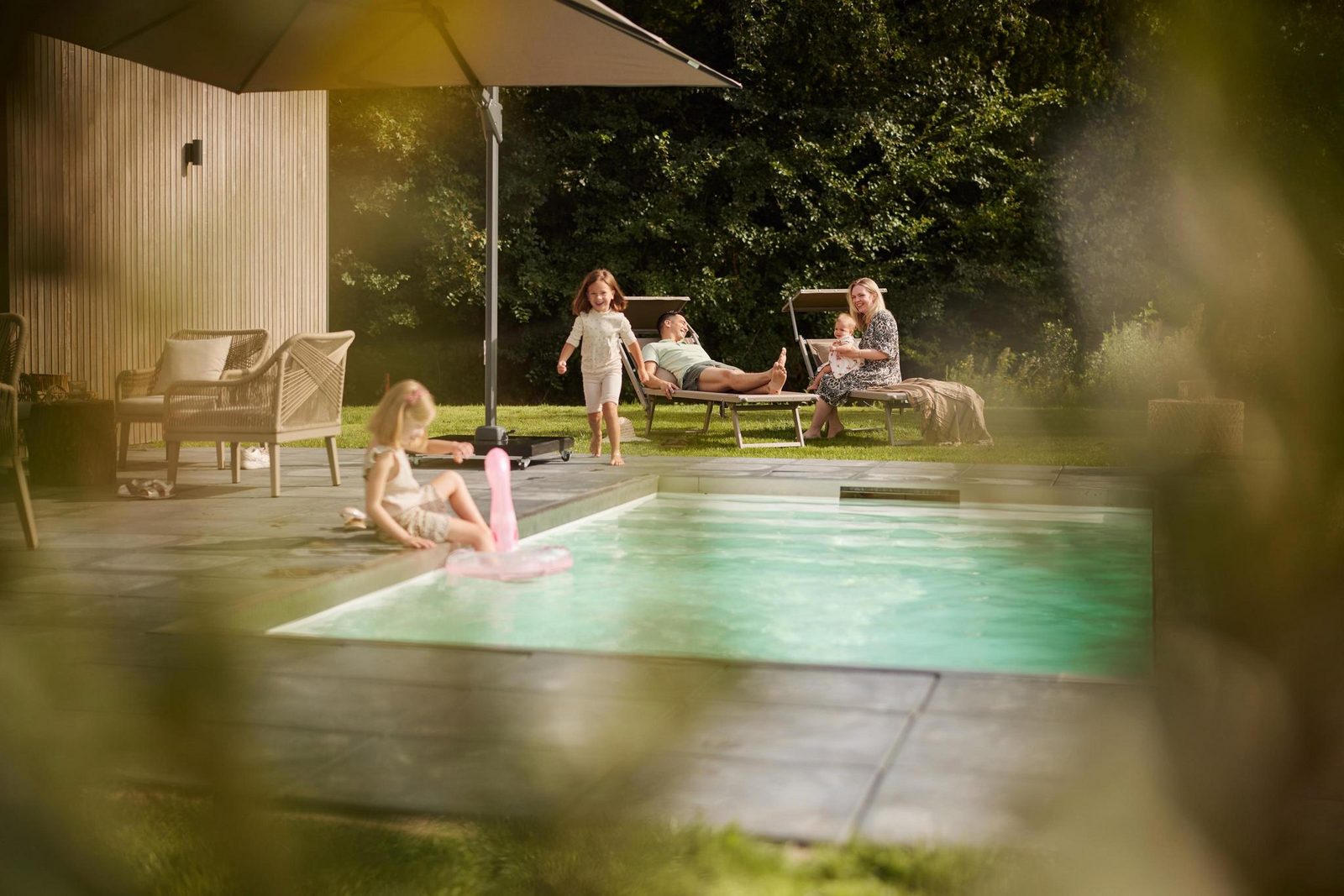Unbrick One Family  | Infrarot-Sauna und beheizter Pool | 4 Pers. 
