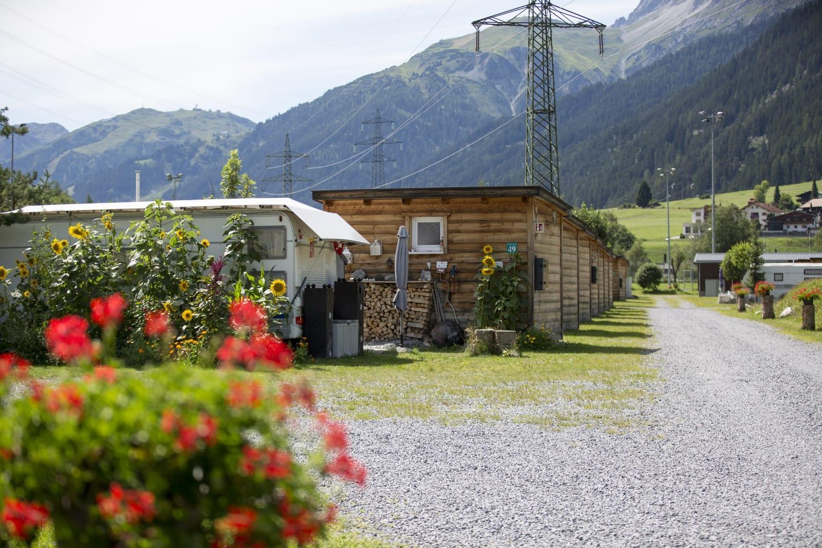 Camping pitch Arlberg (incl. private sanitary facilities)