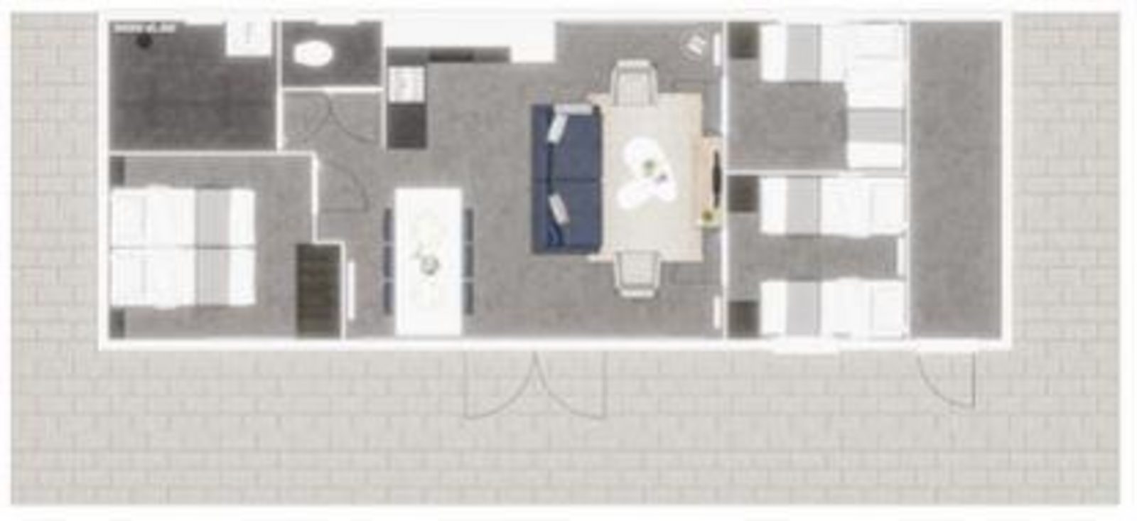 Premium Lodge I 6 personen (60 m²) - Met Airco