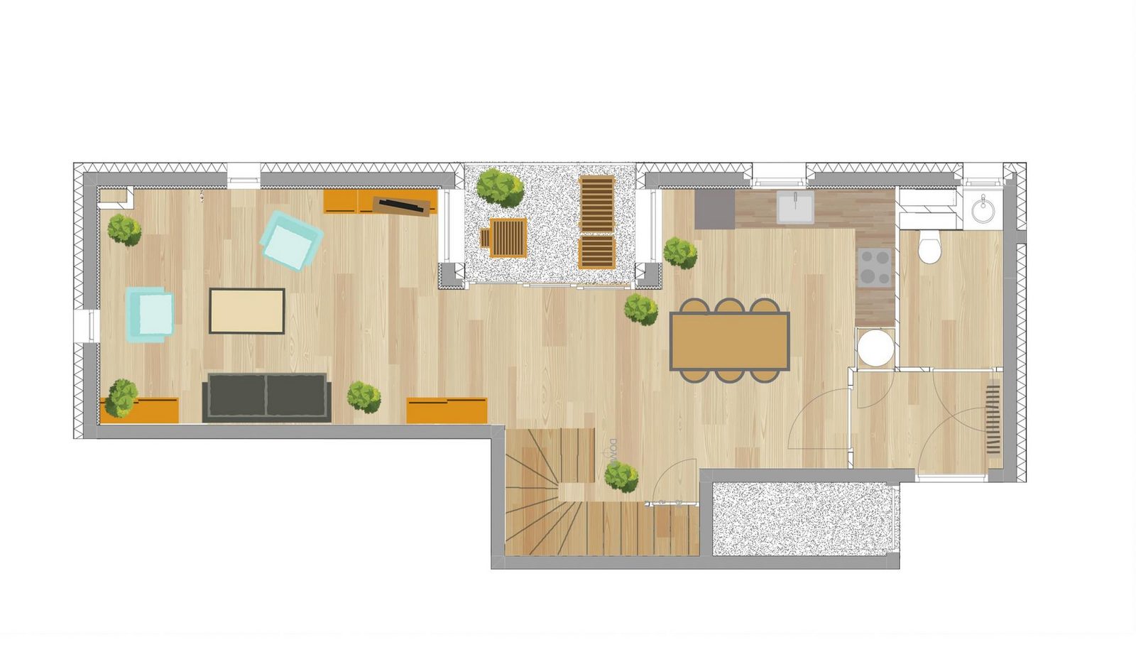 3-kamer Wohnung (duplex) | 4 Personen, Méri-Bellecombe 503