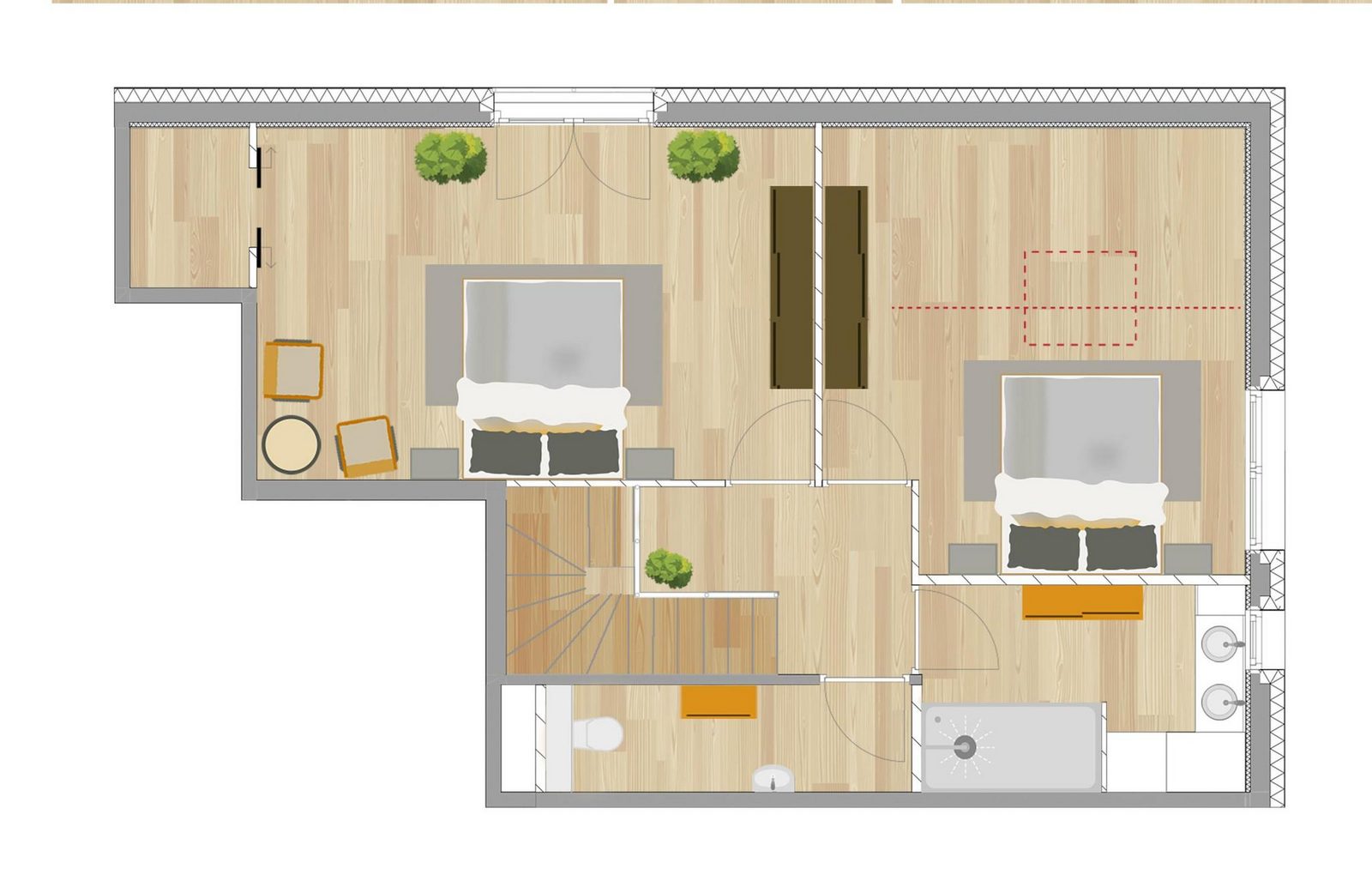3-kamer appartement (duplex) | 8 personen, Méri-Bellecombe 503