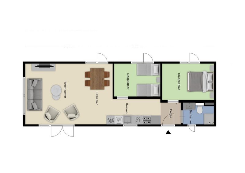 module-flat-roof-4-personen