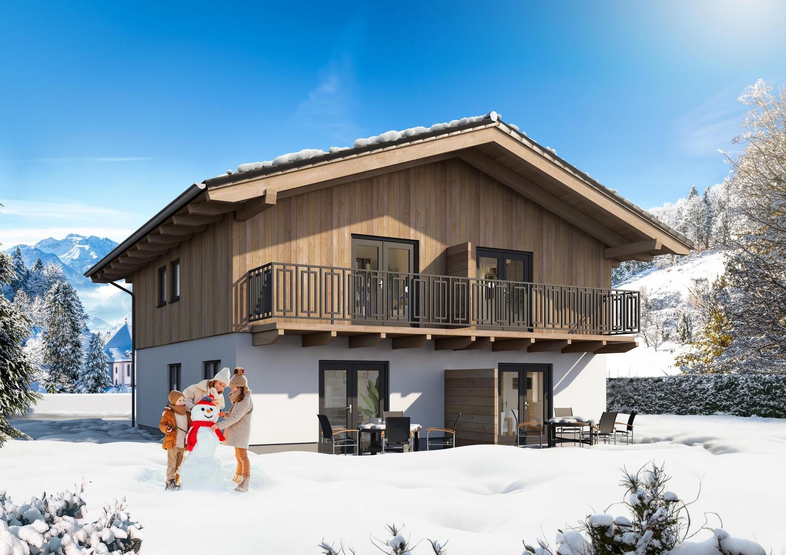 Two spa nature chalets for 6 