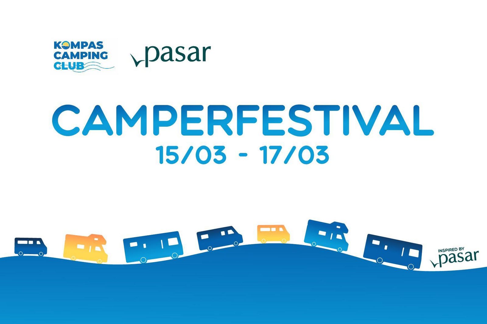 Camperfestival 2024 - Arrangement 1 - Pasar & Kompas Camping Club