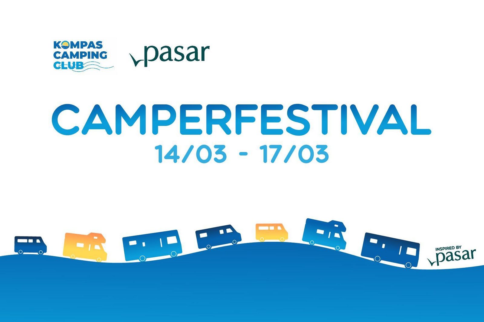 Camperfestival 2024 - Arrangement 2 - Pasar & Kompas Camping Club