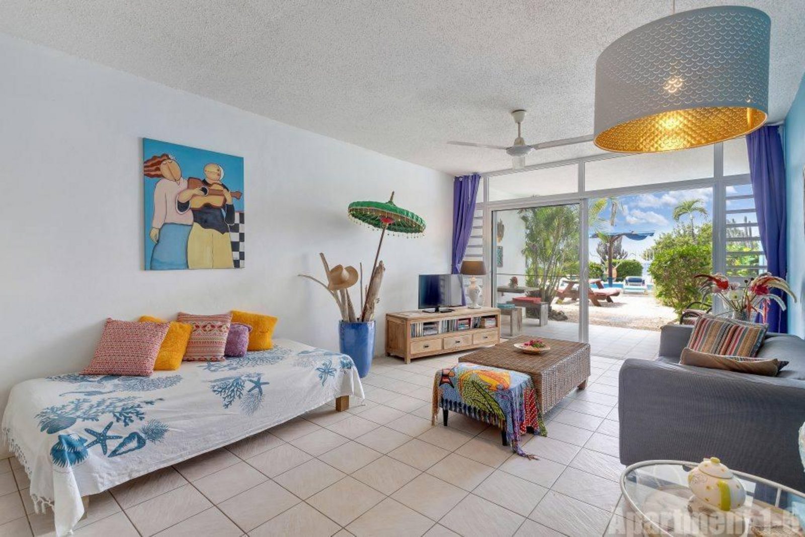 Bonaire Oceanfront One-Bedroom Ground Floor