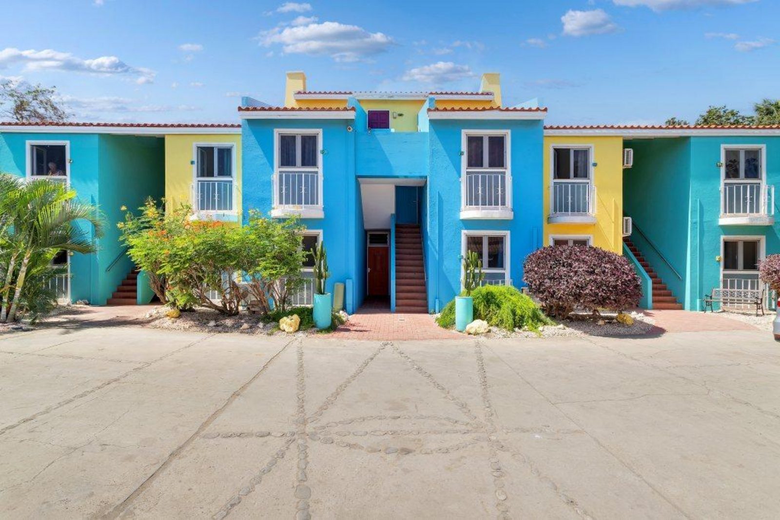 Bonaire Oceanfront 1-slaapkamer eerste verdieping - zeezicht