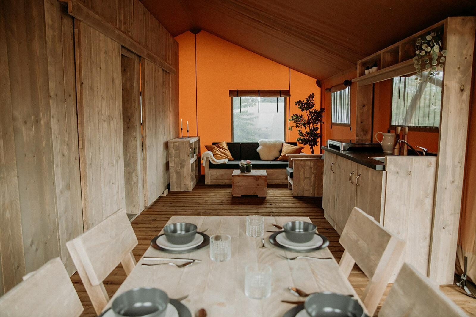 Safari tent with private bathroom | 7 people
