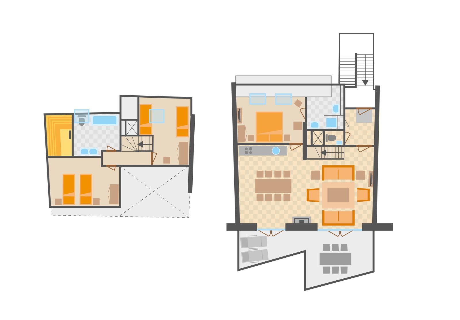 Appartement Typ 8ST