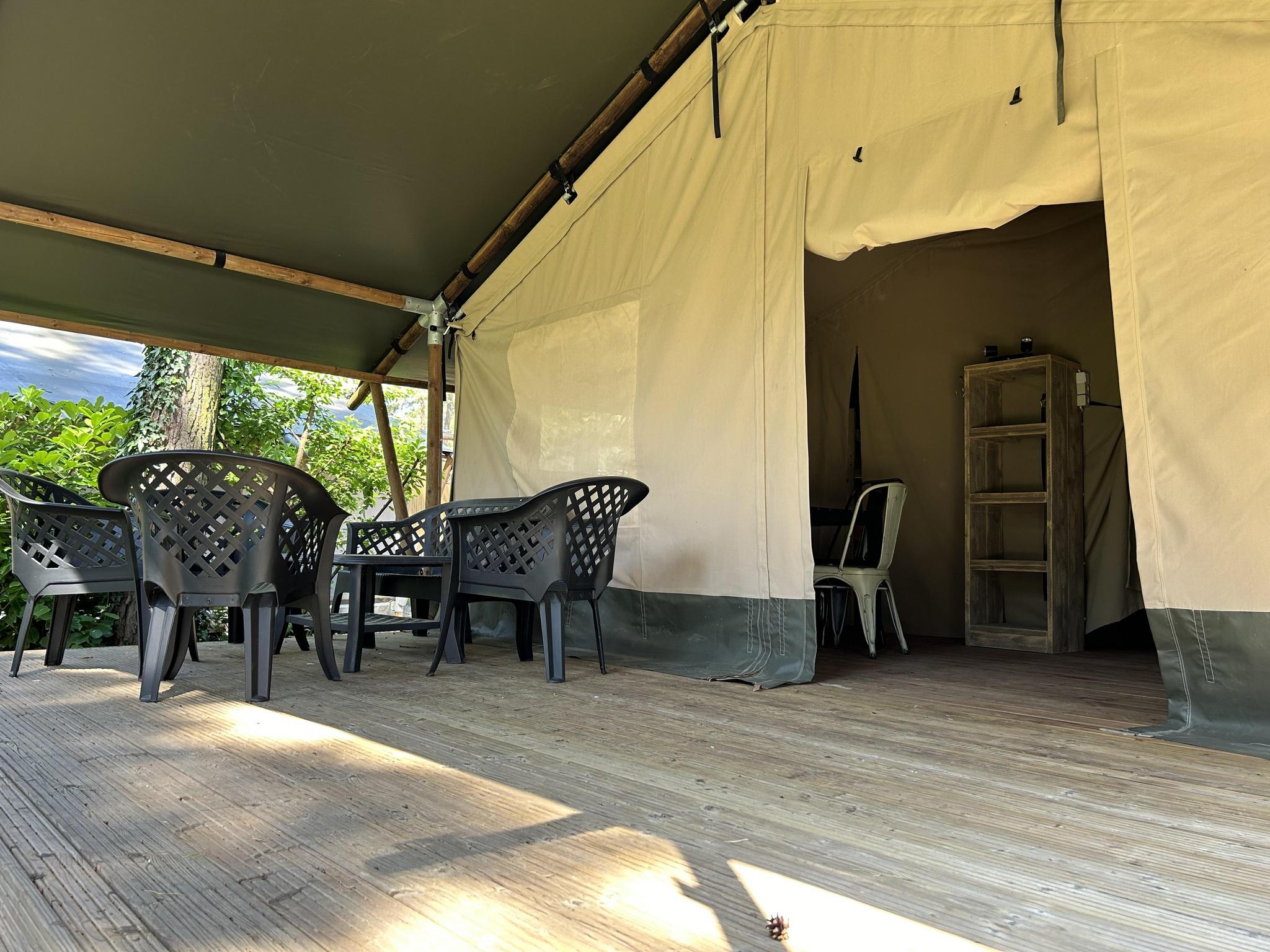 Accommodatie Hoge Kempen - Glampingtent - Bergerven Lodge 6 - 12