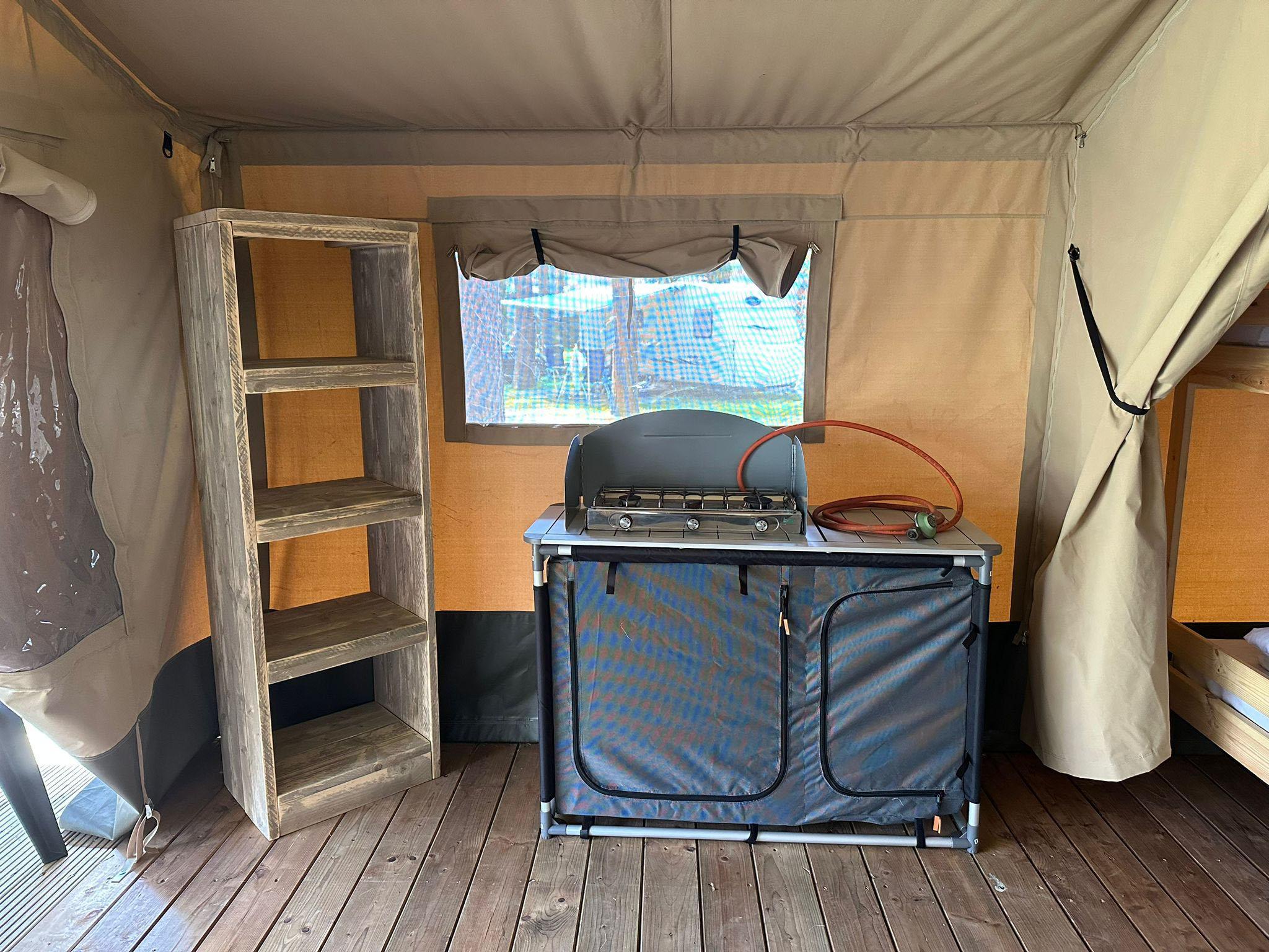 Accommodatie Hoge Kempen - Glampingtent - Bergerven Lodge 6 - 7