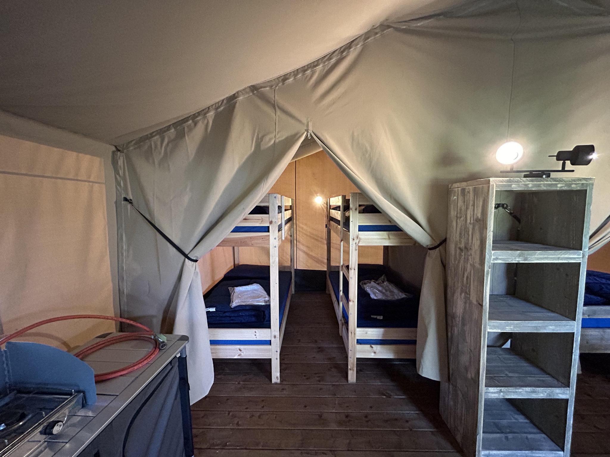 Accommodatie Hoge Kempen - Glampingtent - Bergerven Lodge 6 - 10