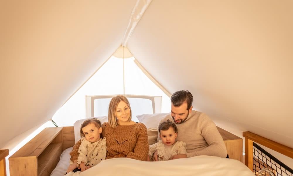 Accommodatie Hoge Kempen - Glampingtent - Papendaal lodge 4 - 5