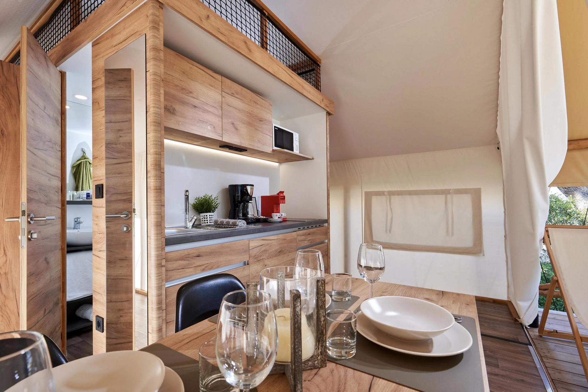 Accommodation Zilverstrand - Glamping tent - Kiezel Lodge 4 - 4