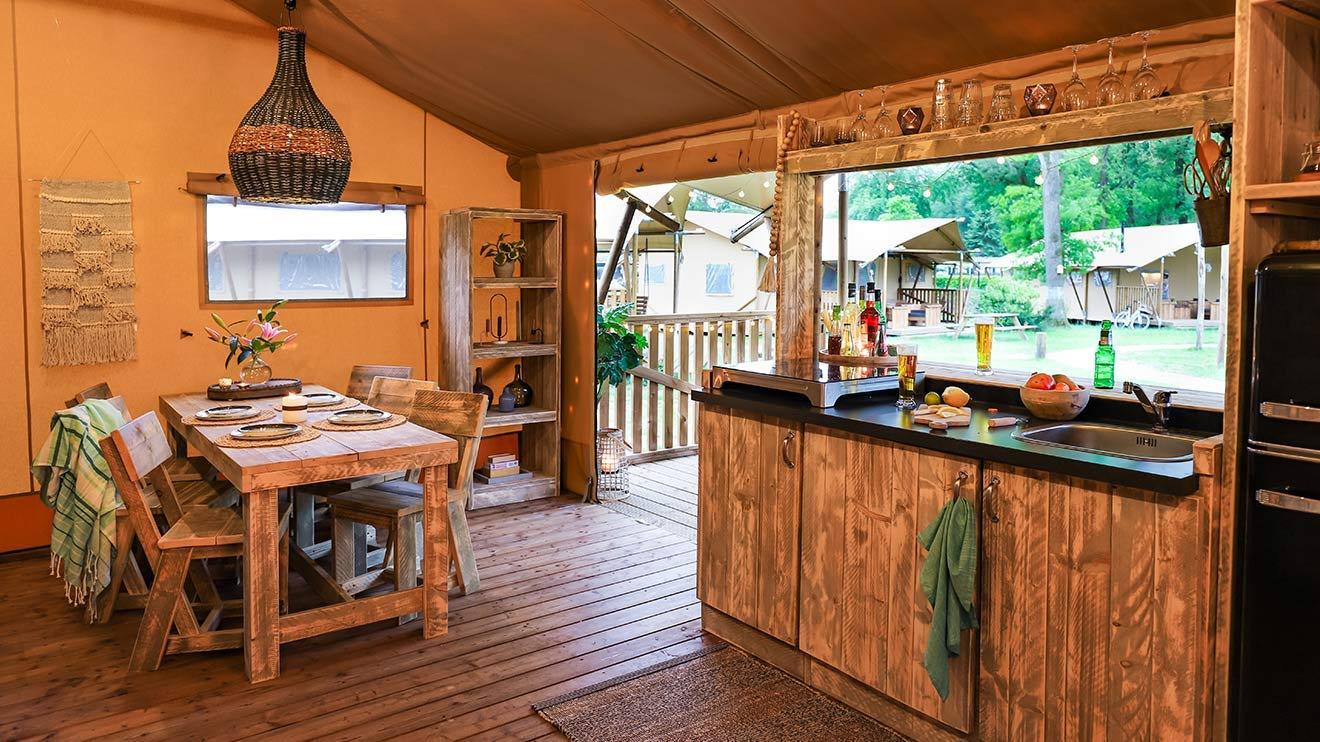 Unterkünfte Zilverstrand - Glamping-Zelt - Silver Lodge 2 - 5