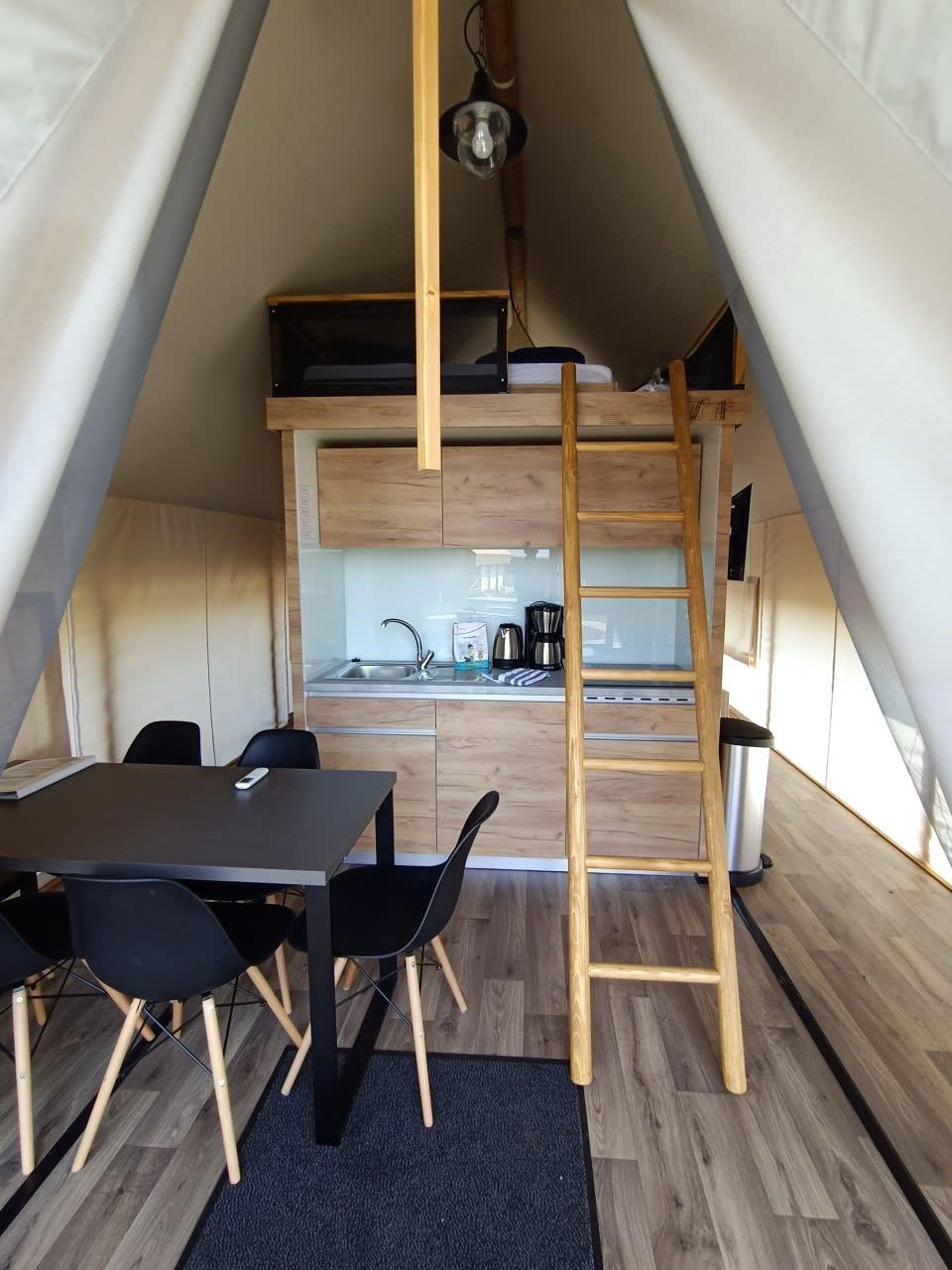 Accommodatie Poort van Maastricht - Glampingtent - Papillio 4+2 - 13