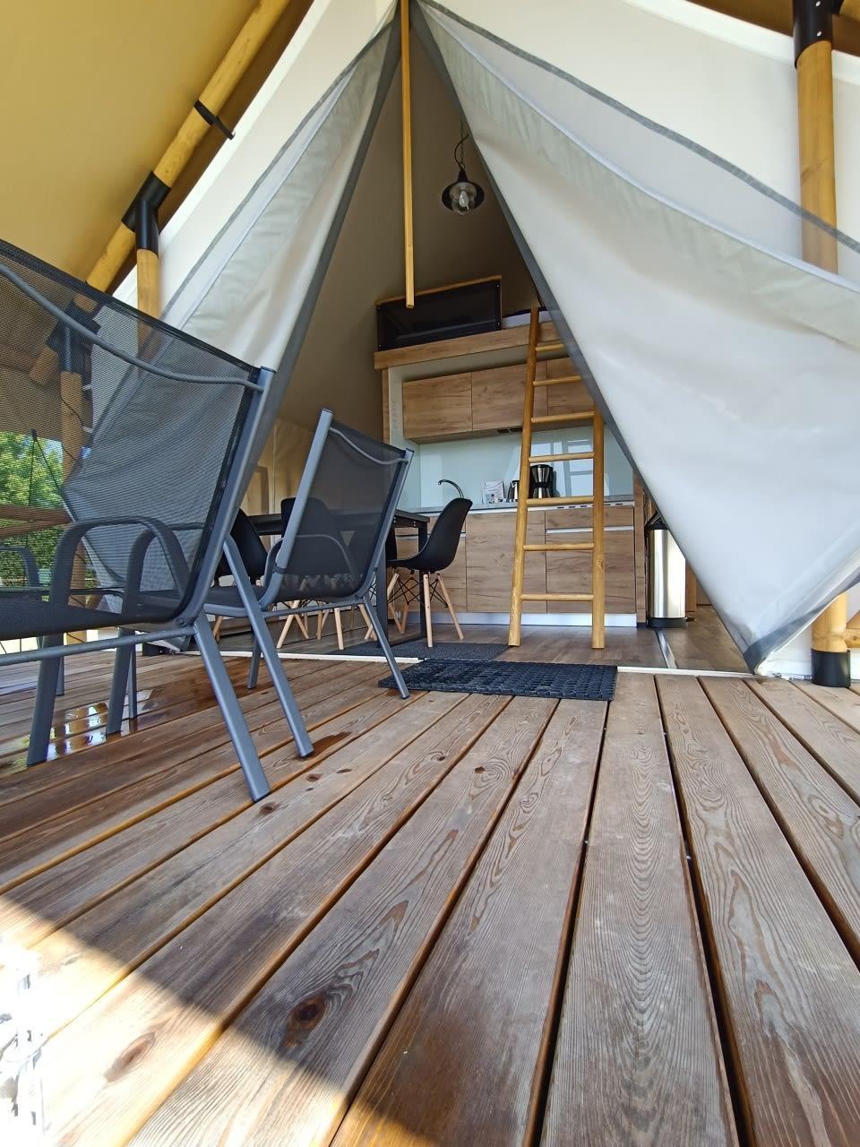 Accommodatie Poort van Maastricht - Glampingtent - Papillio 4+2 - 14