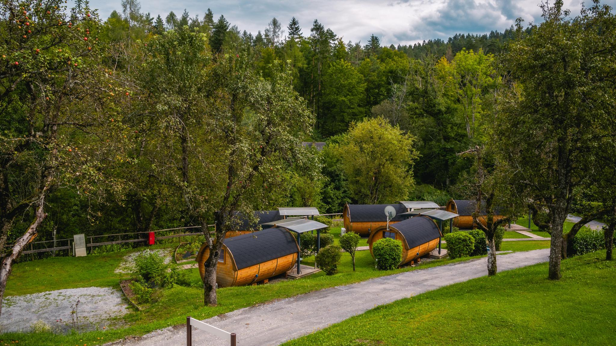 Unterkünfte Wörthersee - Wanderhütte - Schlaffass 2 - 4