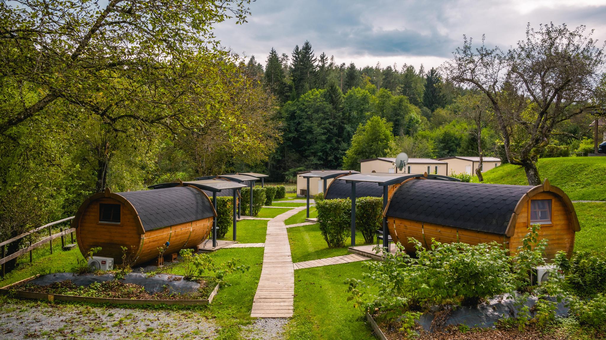 Unterkünfte Wörthersee - Wanderhütte - Schlaffass 2 - 7